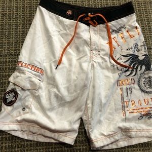 Affliction swim trunks